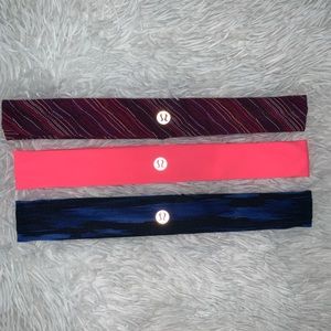 3 Lululemon Headbands